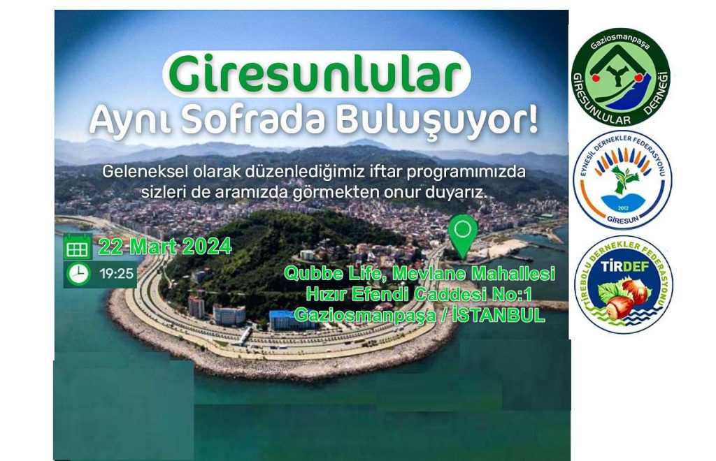İstanbulda Giresunlular İftar Buluşması